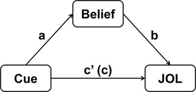 Using Multilevel Mediation Model to Measure the Contribution of Beliefs to Judgments of Learning